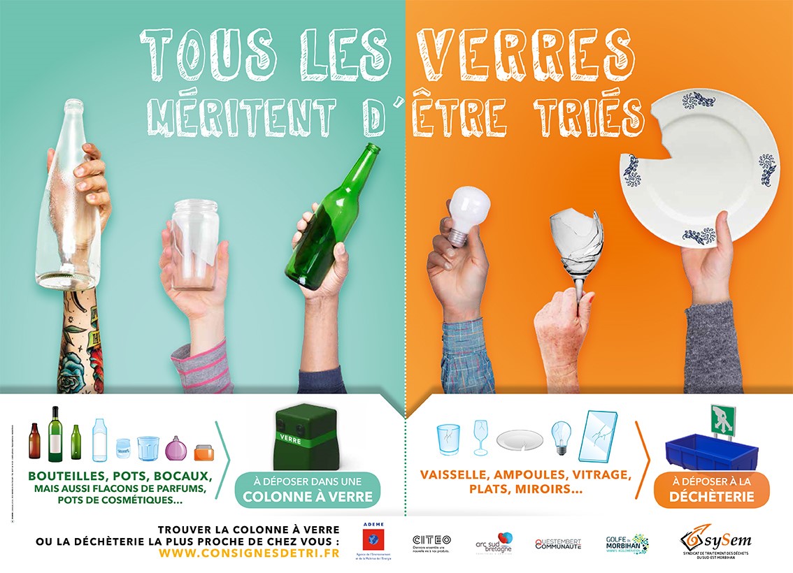Recyclage du verre : un acte volontaire - Mairie de la Brède